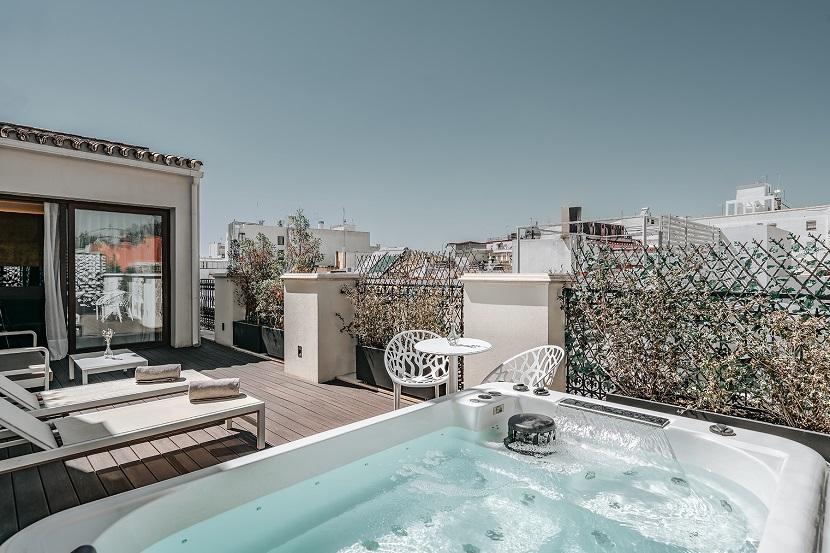 Habitación Junior Suite con Terraza Vincci Selección Unuk 5* GL Sevilla Habitación Junior Suite con Terraza Vincci Selección Unuk 5* GL Sevilla