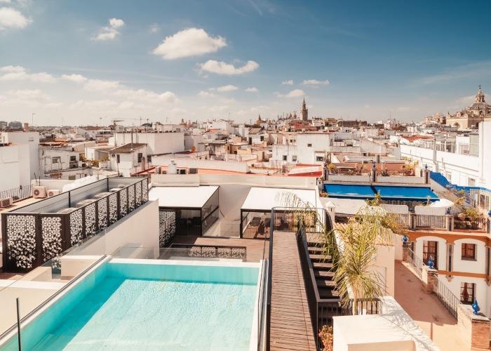 Außenterrasse Vincci Selección Unuk 5* GL Sevilla Außenterrasse Vincci Selección Unuk 5* GL Sevilla